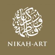 Nikah Art logo gold squared